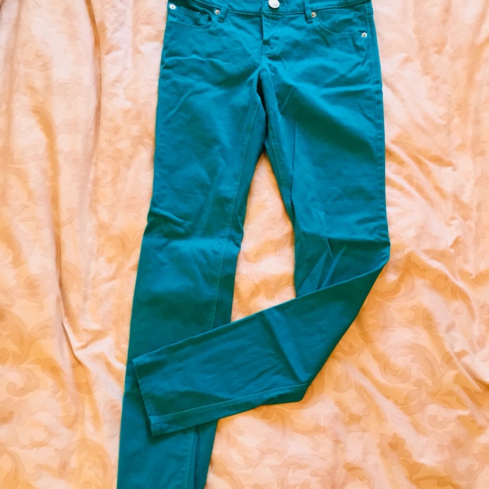 Teal Skinny Jeans